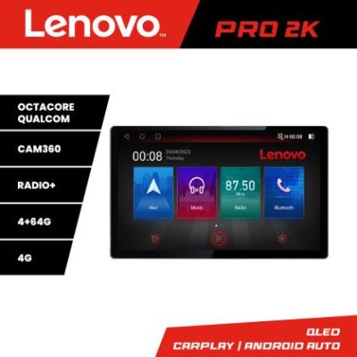 Navigatie Dacia Duster 2023- Lenovo PRO 4+64 13 inch 2K android 4G DSP gps internet  KIT-duster2023