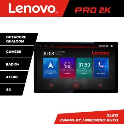 Navigatie Skoda Kamiq 2019- Lenovo PRO 4+64 13 inch 2K android 4G DSP gps internet  Kit-kamiq