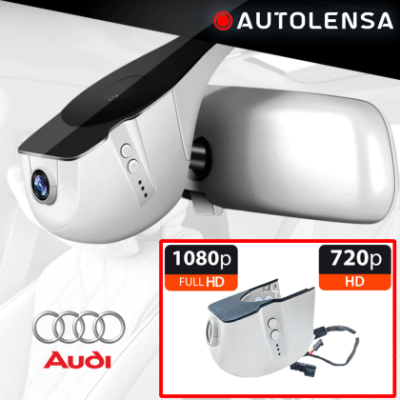 Cameră DVR Audi Modele AD01 2013 - 18 A2,A3,A4,A5,A5,A6,A7,A8,Q3,Q5,Q7,R8 , cameră față 1080p Autolensa, Model 24/7  Gri AD01