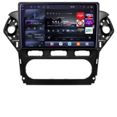 Navigatie Ford Mondeo 2010-2014 Edotec Kit-MONDEO-CLIMA 8 core QLED 2K 16+512 360 Android Waze USB Navigatie Internet Youtube Radio