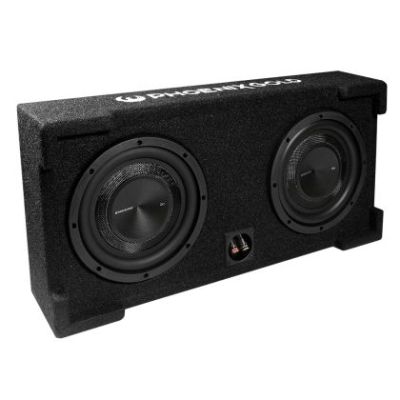 Cutie Phoenix Gold dublă pasivă, difuzor 2x8", 250 W RMS, 500 W MAX, cutie pasivă pentru radiator cu ardere în jos
