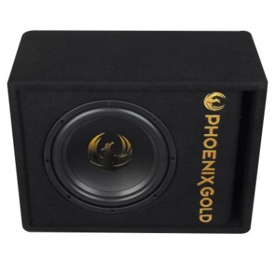Subwoofer activ Phoenix Gold, difuzor 8", 125W RMS, 500 W Max, kit de cabluri incluse