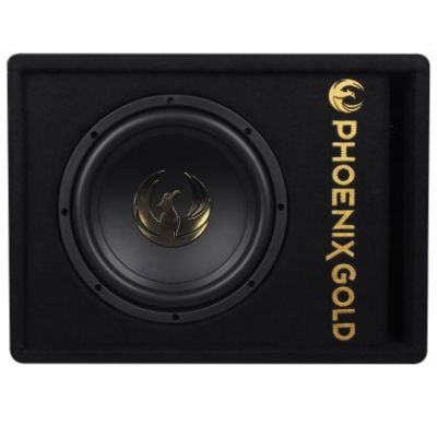 Subwoofer activ Phoenix Gold, difuzor 12", 250W RMS, 1000W MAX, kit de cabluri incluse