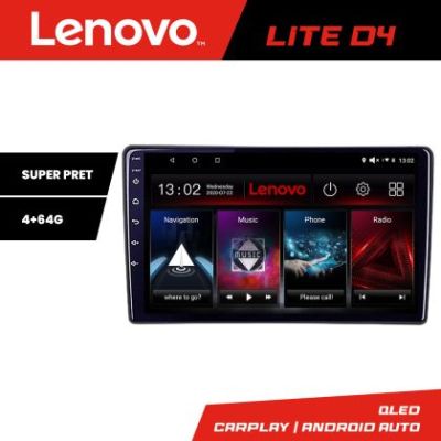 Navigatie Renault Trafic 2008-2012 Lenovo 8 core 4+64 GB Android Waze USB Navigatie Internet Youtube Radio