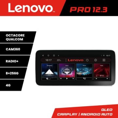 Navigatie Ford Focus C-max S-max Galaxy Mondeo unitati ovale Lenovo Qled 12.3 inch Octa Core 8+256 360 DSP ADAS carplay android auto radio internet kit-ford-oval+PRO-12.3-8+256