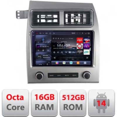 Navigatie Audi Q7 2005-2015 Qled 2K Octa Core 16+512 LTE 4G DSP Wifi 5Ghz android auto carplay radio gps internet kit-audi-q7+EDT-E809-2K