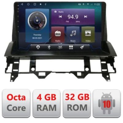 Navigatie Mazda 6 2004-2008 C-MZD6 Octa Core cu Android Radio Bluetooth Internet GPS WIFI 4+32GB