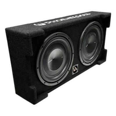 Subwoofer pasiv cu incinta, Phoenix Gold, 350 w rms, 700 w max, difuzor 2x10"