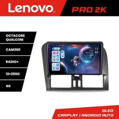 Navigatie Volvo XC60 Lenovo 8 core QLED 2K 12+256 360 Android Waze USB Navigatie Internet Youtube Radio