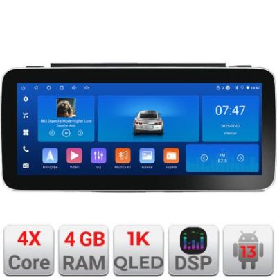Navigatie Smart For Two 2005-2010 Edotec 4+64 12.3 inch Incell 1K android Wifi 5Ghz gps internet  Kit-smart05