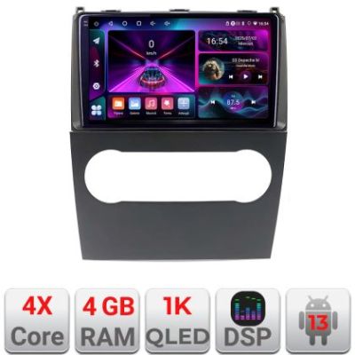 Navigatie Mercedes clasa A W169 2004-2012 dedicata Android radio gps internet 4+64 Incell display Qled Rockchip Kit-+EDT-E209-RK