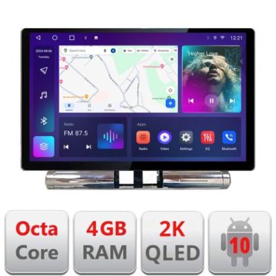 Navigatie Citoren C3 2017-2024 radio cd Qled 2K Octa Core 4+64 LTE 4G DSP Wifi 5Ghz android auto carplay radio gps internet Kit-+EDT-E413-2K