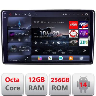 Navigatie Alfa Romeo 159 2005-2011 Qled 2K Octa Core 16+512 LTE 4G DSP Wifi 5Ghz android auto carplay radio gps internet Kit-+EDT-E809-2K