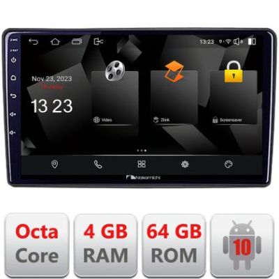 Navigatie Alfa Romeo 159 2005-2011 Nakamichi NAM5510 Qled Octa Core 720p 4+64 DSP 360 camera carplay android auto