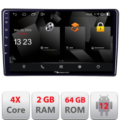 Navigatie Citroen C3 2022- Nakamichi Android Ecran 720P Quad Core 2+64 carplay android auto NAM5230
