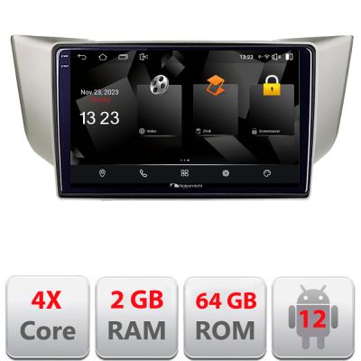 Navigatie Lexus RX 2003-2009 5230- rx-03 Android Ecran 720P Quad Core 2+64 carplay android auto