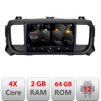 Navigatie Citroen Jumpy Toyota Proace Peugeot Traveller 5230-jumpy16 Android Ecran 720P Quad Core 2+64 carplay android auto v2
