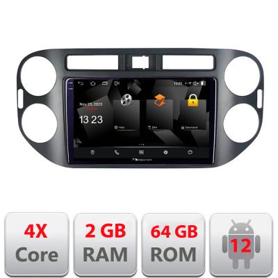 Navigatie VW TIGUAN si Golf Plus 2007-2011 Android Ecran 720P Quad Core 2+64 carplay android auto
