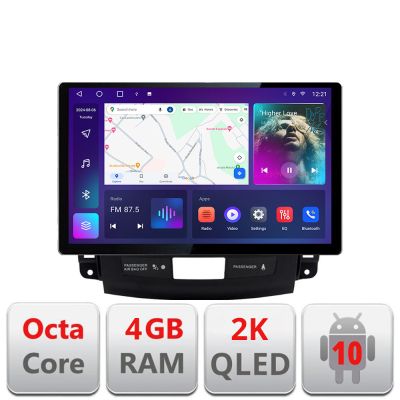 Navigatie dedicata Mitsubishi Outlander 2010 N-056 Edonav ecran 13" 2K 4+32 Android Waze USB Navigatie 4G 360 Toslink Youtube