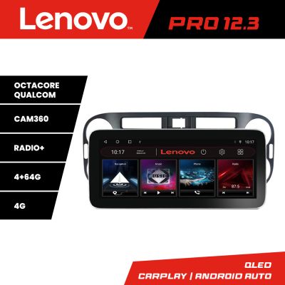 Navigatie VW TIGUAN si Golf Plus 2001-2011 Lenovo PRO 4+64 12.3 inch qled android 4G DSP gps internet  8Core
