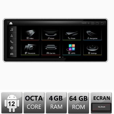 Navigatie Audi A4 A5 Concert Symphonie 2009-2014 Android Octa Core 4+64 12.3" 1920x720