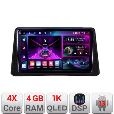 Navigatie Opel Mokka 2012-2016 A-MOKKA1 4+64 InCell Display 1K Android Waze USBNavigatie Internet Youtube Radio V1