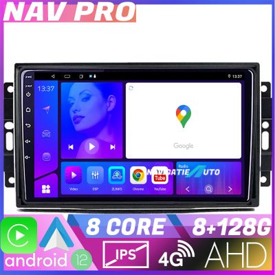 Navigatie Chrysler Jeep EDOTEC-LITE Android Ecran 720P Octa Core 8+128 Carplay  Android auto v1