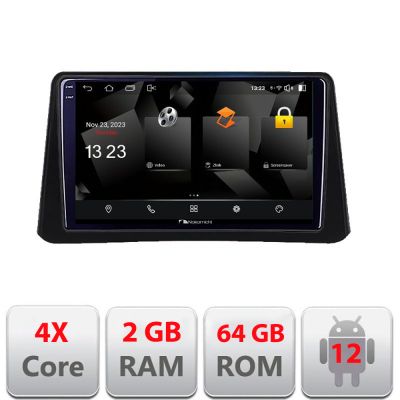 Navigatie Opel Mokka 2012-2016 5230-MOKKA1 Android Ecran 720P Quad Core 2+64 carplay android auto v1